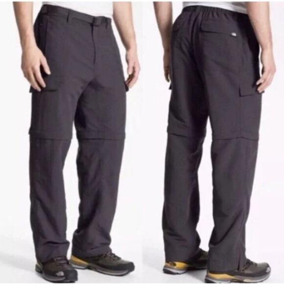 The North Face Men's Paramount Trail Convertible Pant Shorts Grey Large - Picture 1 of 10